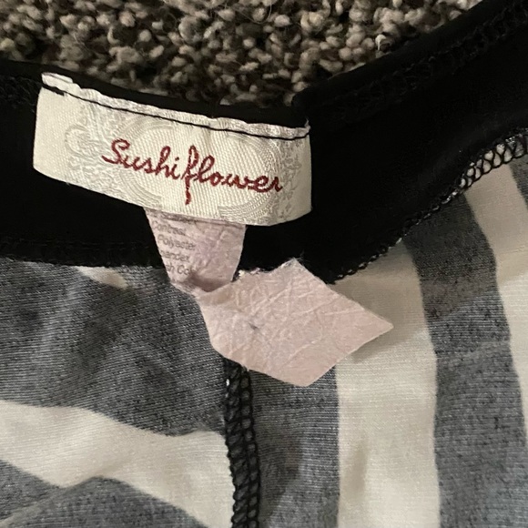 Ann Taylor 14 Curvy Fit Stretch Pants Capri Sushiflower L Blouse Outfit Lot Lg - Picture 4 of 10